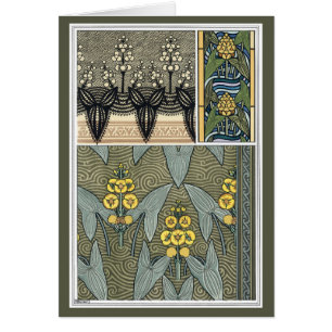 Flores de hormigón Art Nouveau Art Nouveau