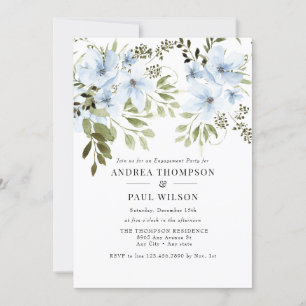 Flores de invierno   Invitaciones de la Parte de c