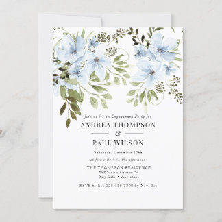 Flores de invierno | Invitaciones de la Parte de c