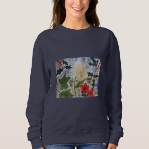 Flores de invierno y sudadera