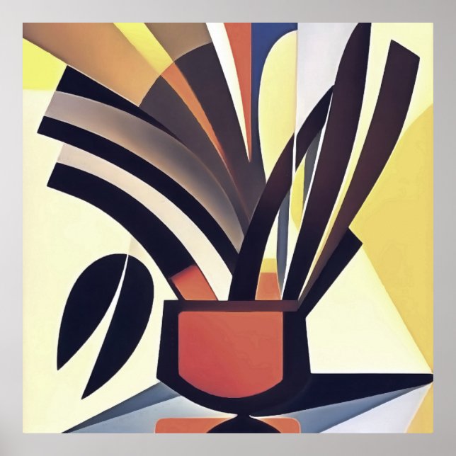 Flores De Iris En Un Arte Geométrico Resumen De Va (Frente)