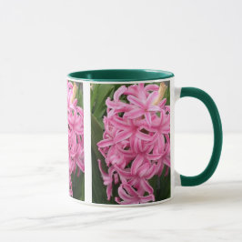 Flores de jacintos rosados de bonito 3 tazas