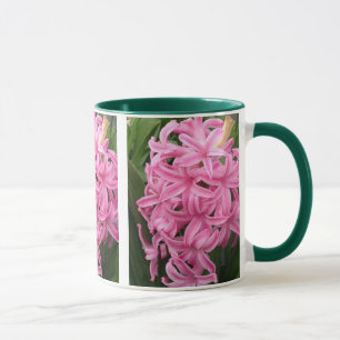 Flores de jacintos rosados de bonito 3 tazas