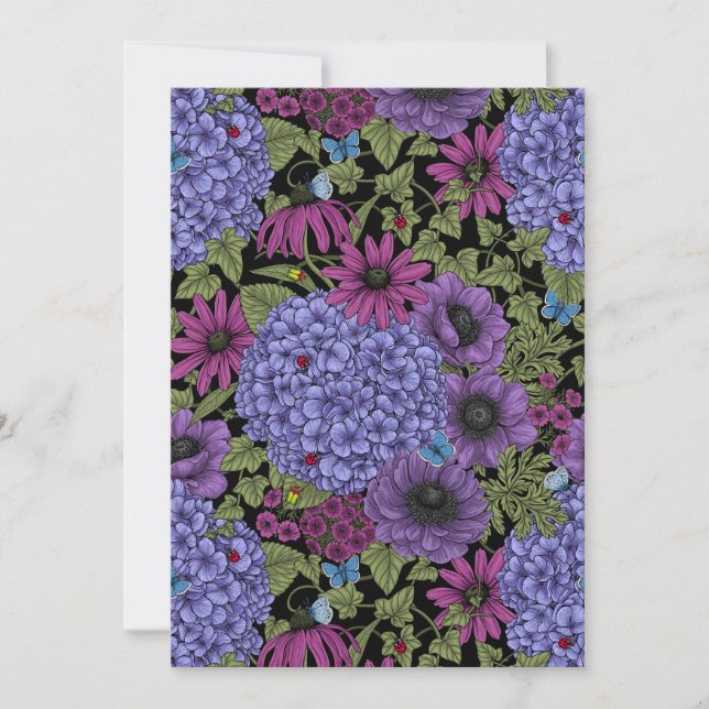 Flores de jardín en negrita (Anverso)