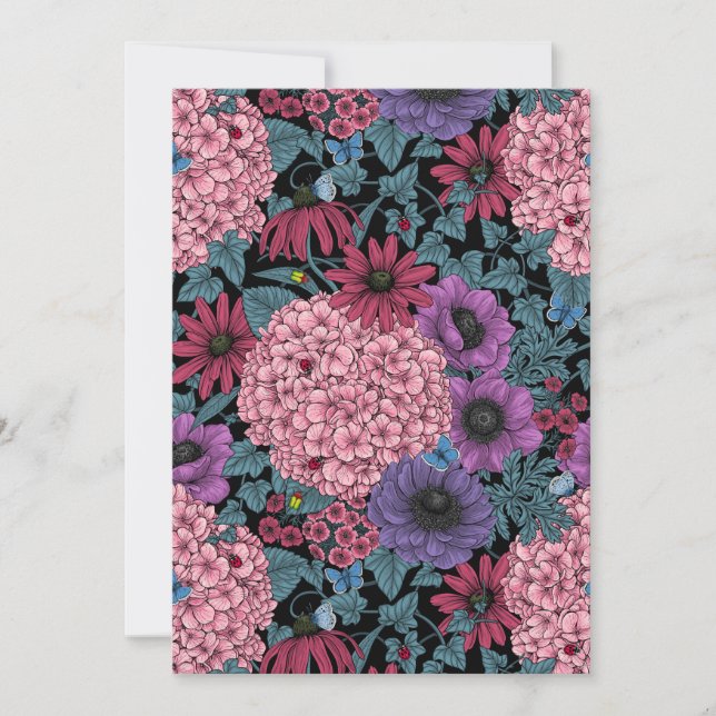 Flores de jardín en negrita (Anverso)