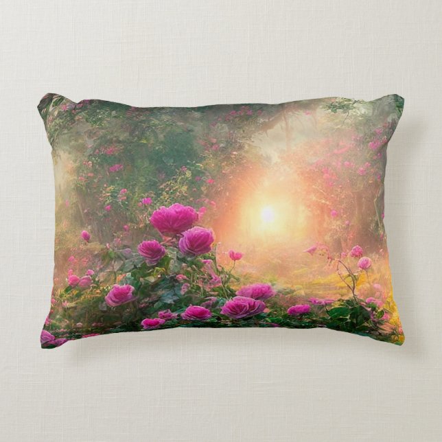 Flores de jardín FANTASY - almohada (Anverso)