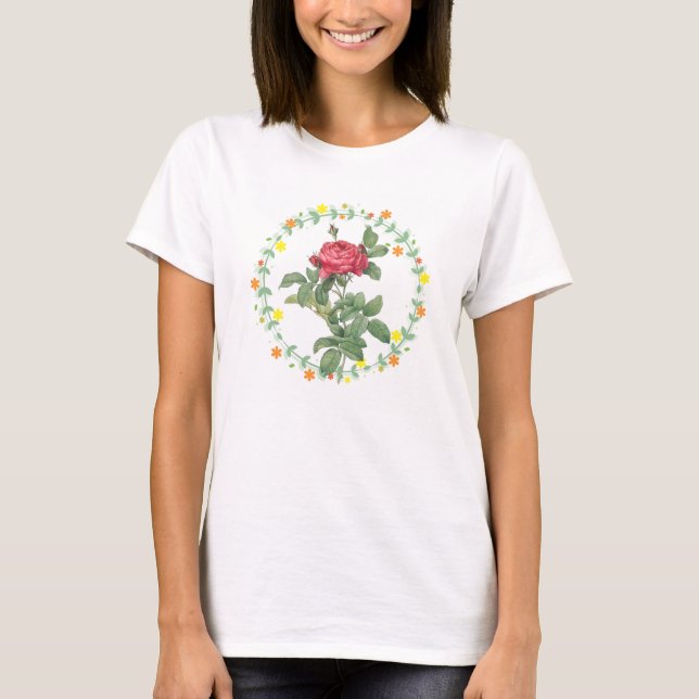 FLORES DE LA Camiseta NATURAL (Anverso)