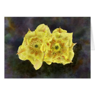 Flores de la pera de Prickley