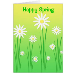 Flores de la primavera - tarjeta