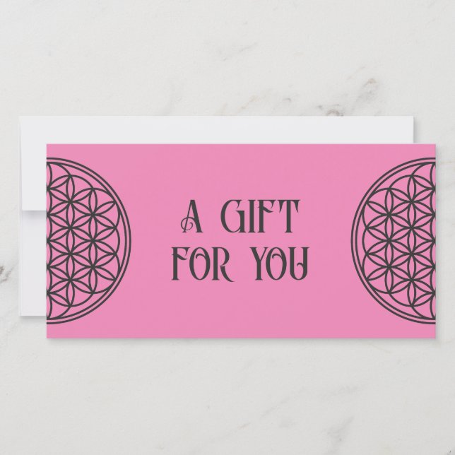 FLORES DE LA VIDA - Esquema de símbolo de geometrí (Anverso)