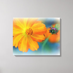 Flores de lienzo enrollado (brillante) premium