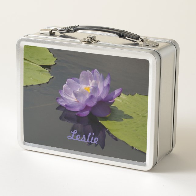 Flores de Loto de Agua Púrpura (Anverso)
