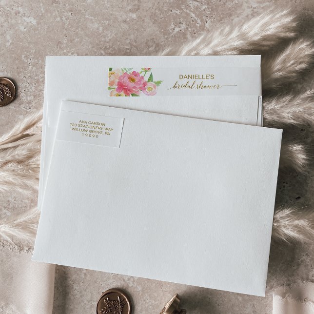 Flores de melocotón rosa y melocotón rosa ducha de (Subido por el creador)