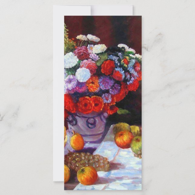 Flores de mono y carta de fruta (Anverso)