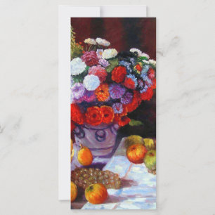Flores de mono y carta de fruta