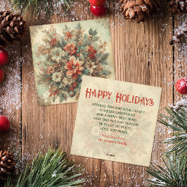 Flores de Navidad Vintage elegantes