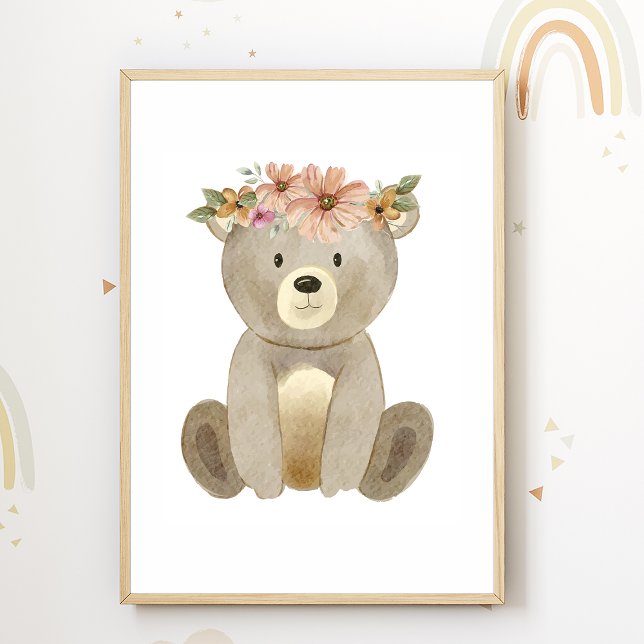 Flores De Oso Aburrido Poster Niños Decoración De  (Subido por el creador)