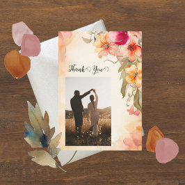 Flores de otoño gracias a las tarjetas