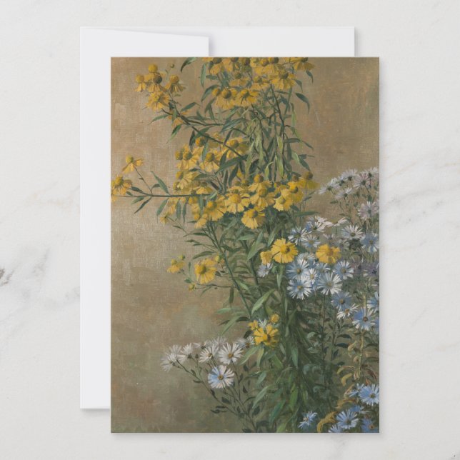 Flores de otoño | Gunnar Gunnarsson Wennerberg (Anverso)