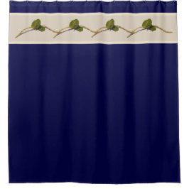 Flores de párrafo - Cortina de ducha de la marina