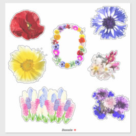 Flores de pegatinas de Simvol