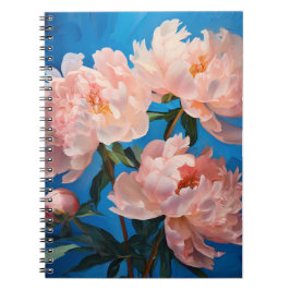 Flores de Peonía Rosa | Cuaderno