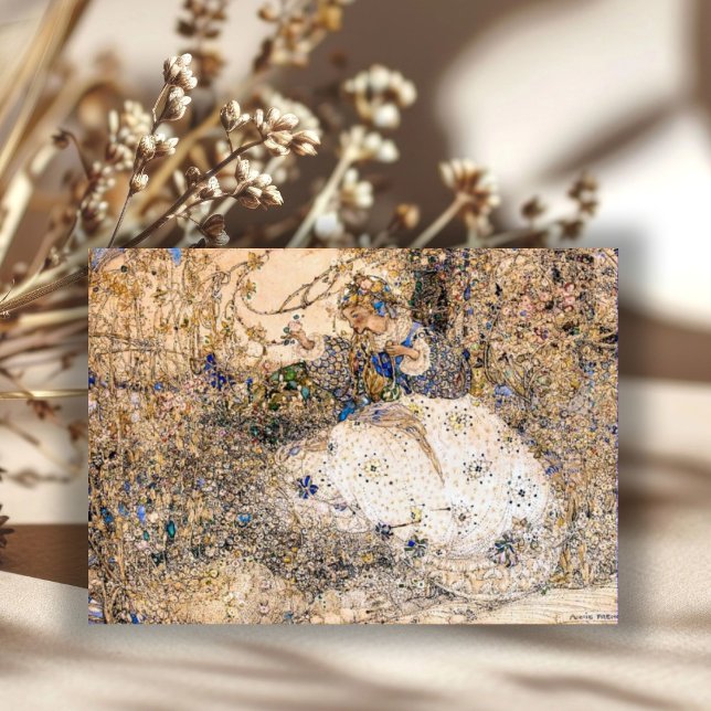 Flores de picadura de Chica de Art Nouveau francés (Subido por el creador)