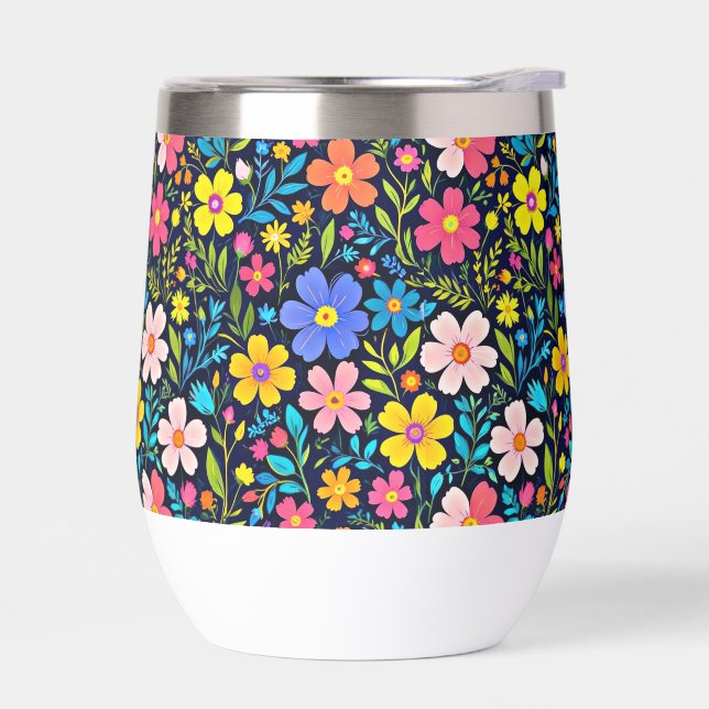 Flores de pintura digital floral Patrón-38875 (Izquierdo)