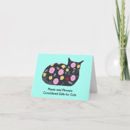 Flores de plantas seguras para las tarjetas de Per