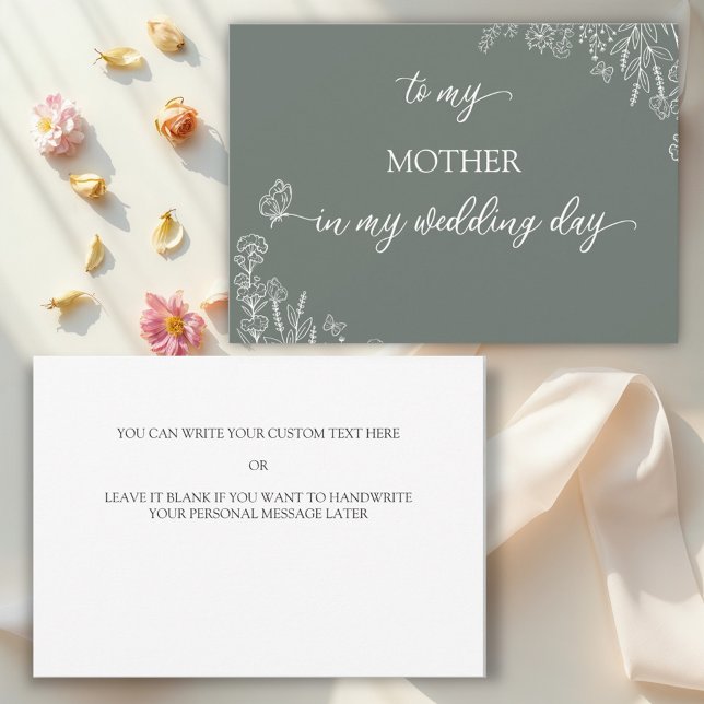 Flores de pradera a mi madre tarjeta de agradecimi (Subido por el creador)