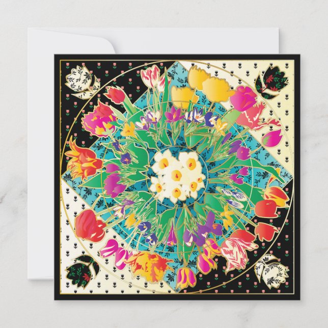 Flores de primavera (Anverso)