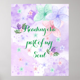 Flores de primavera arte de pared Poster