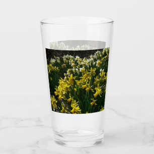 Flores de primavera de los Daffodils amarillos y b