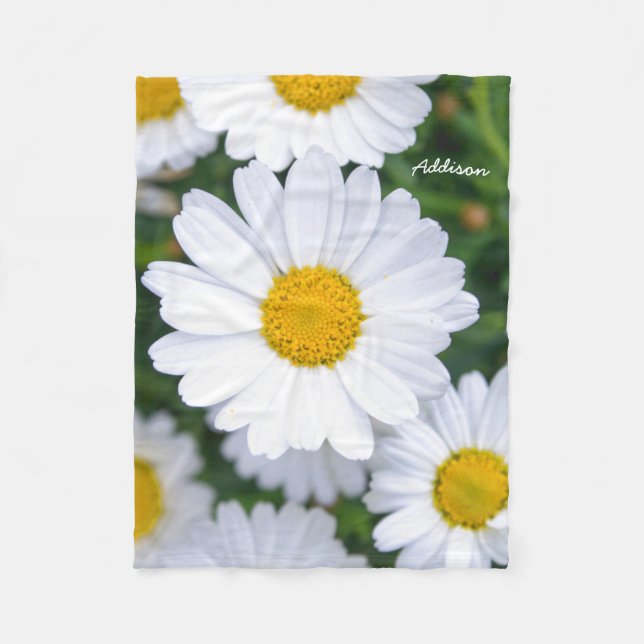 Flores de primavera de mantas de flor personalizad (Anverso)