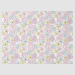 flores de primavera papel de seda