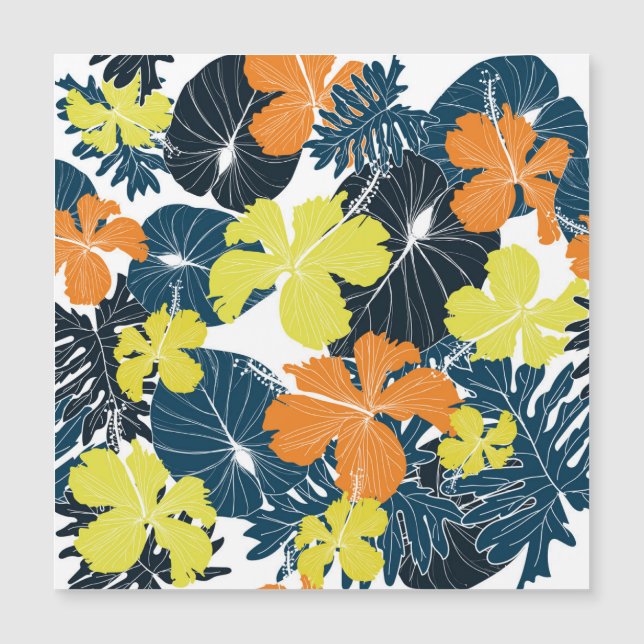 Flores de primavera: textura floral vintage (Anverso)