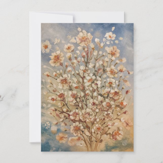 Flores de primavera vintage (Anverso)