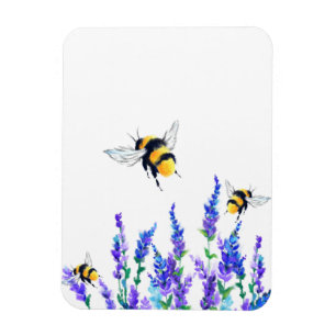 Flores de primavera y imán volador de abejas