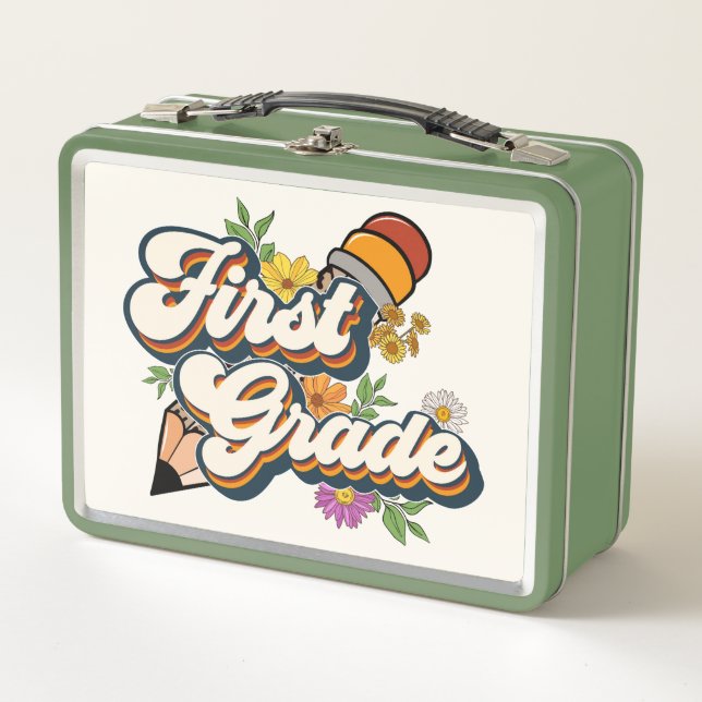 Flores de primer grado y lápiz (Anverso)