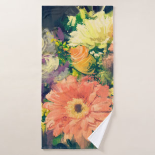 flores de ramo en estilo de pintura al óleo, ilust