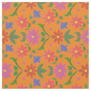 Flores de rangoli, puntos de polka en tela Persona