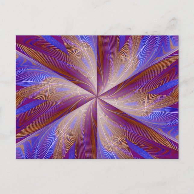 FLORES DE SALVAJE EN LA postal ESPIRAL 5 (Anverso)