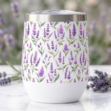 Flores de Salvia Púrpura Verde Lavanda