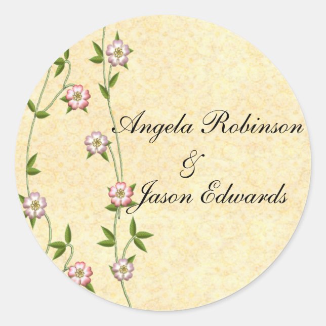 Flores de Sellos para sobres Ivy (Anverso)