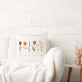 Flores de sentimientos Cojín decorativo - Amor, Es