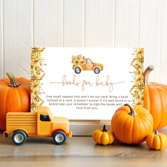 Flores de sol y libros de calabaza para la tarjeta (Subido por el creador)