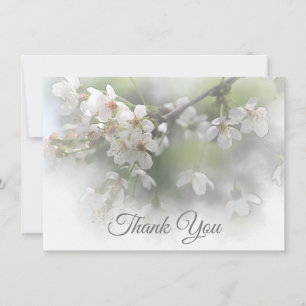 Flores de sueño 2 tarjeta de agradecimiento