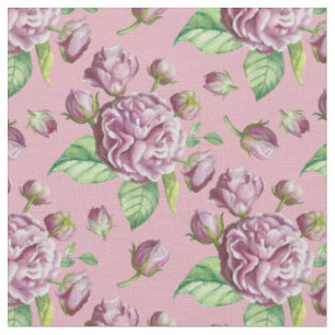 Flores de tela del jardín de camelias rosas
