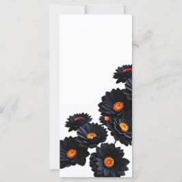 Flores de terciopelo negro