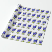 Flores de Texas Bluebonnet, Papel de regalo